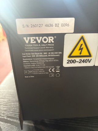 Máquina de Soldadura VEVOR 98ES