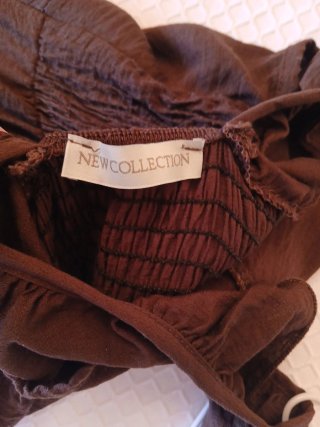 Vestido marron chocolate