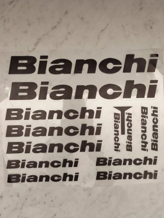 Set 12 Adesivi Bianchi bici corsa (es. #3)
