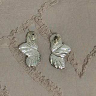 Pendientes Zara Hojas Plateados