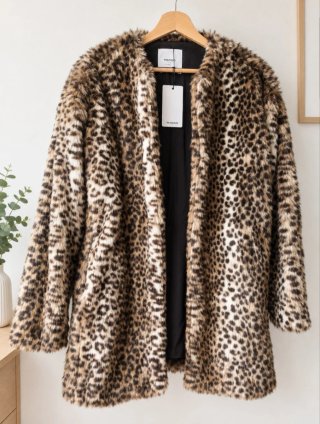 Chaquetón Piel Sintética Mango