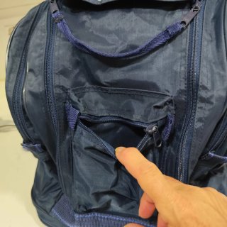 Mochila Citibank Financiación Coches Azul