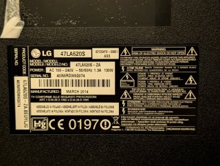 LG LA620S 47 TV
