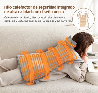 Manta Eléctrica - Cuello y Espalda 61x94cm Nueva