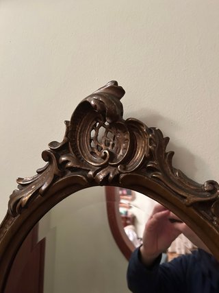 Coppia antichi specchi in legno