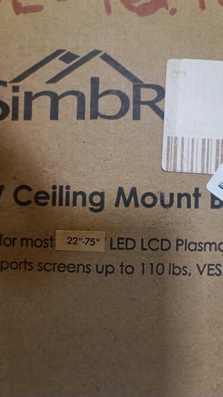 Soporte de Techo para TV Simbr 22-75"