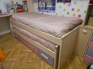 Cama nido con cajones