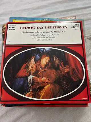 Vinilo Beethoven Concierto Violín Op. 61