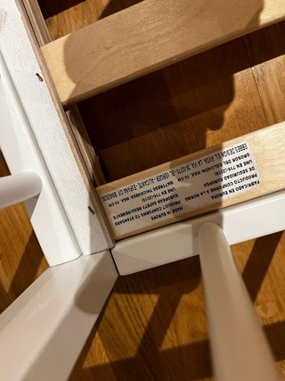 Cama Montessori de Madera Blanca