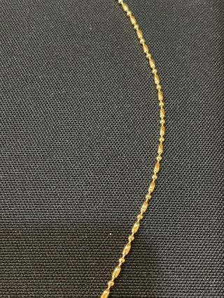 Cadena de Balines en Oro Laminado 14k