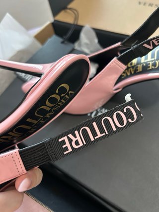 Tacones Versace Rosa