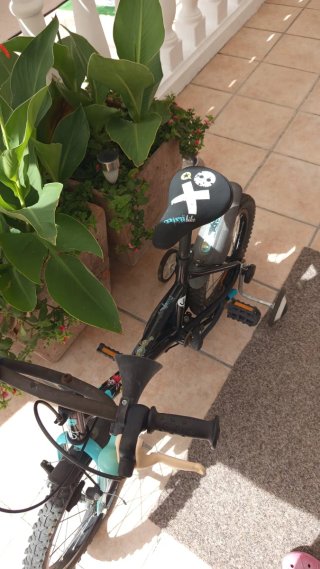Bicicleta Infantil con Ruedines Pirata