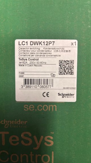 Contactor Schneider Electric TeSys LC1DWK12P7