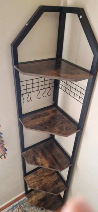 Mueble Rinconero Metálico y Madera