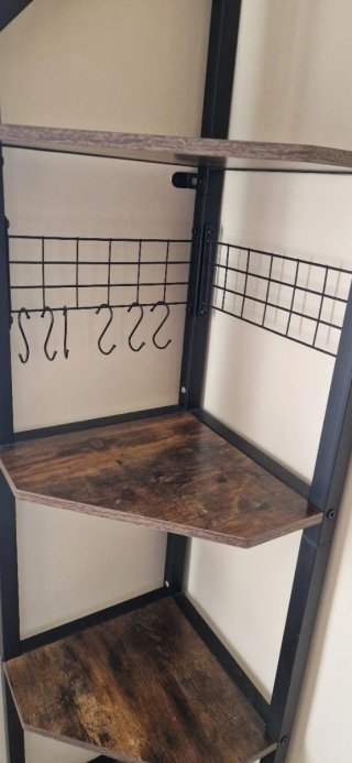 Mueble Rinconero Metálico y Madera