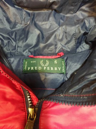 Plumífero Fred Perry Rojo - Talla S