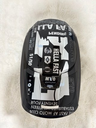 Casco de Moto Fox Negro