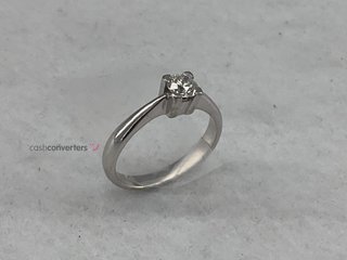 anillo oro 18k con piedra