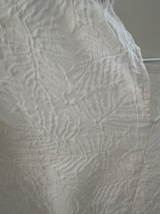 Blusa Blanca Zara con Volantes