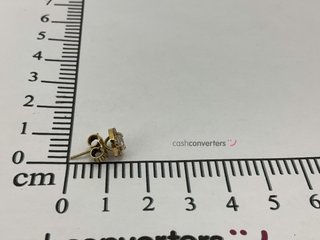 pendientes oro 18k con piedra