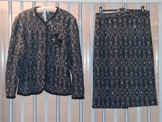 Tailleur elegante Signora Giacca e Gonna Mistolana