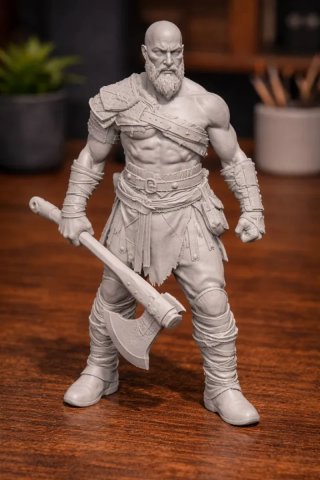 Figura de resina de Kratos