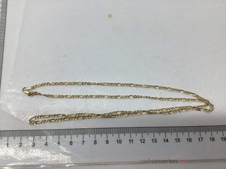 cadena oro 18k 30cm