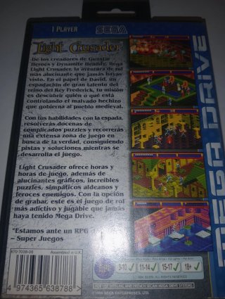 Light Crusader Sega Mega Drive RPG