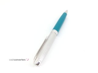 boligrafo caran d ache leman bicolor turquesa