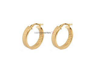 argollas oro 18k