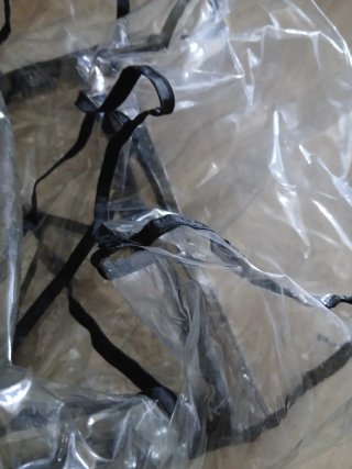 Funda lluvia plástico para carrito de bebé