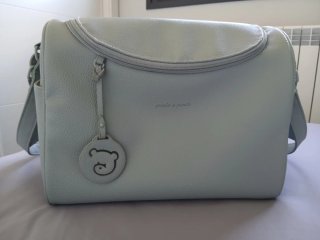 Bolso carro bebé Pasito a Pasito verde agua