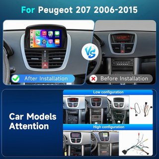 NUEVO! (280€) Radio 4G+64G Peugeot 207 (2006)