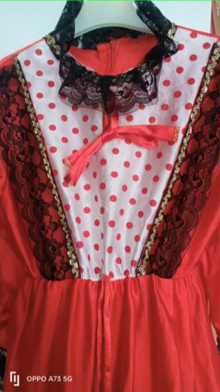 Abito Ballerina Spagnola Carnevale Rosso