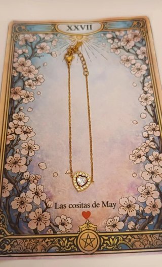 Pulsera con Corazón y Circonitas