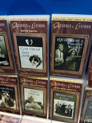 25 cintas, películas VHS. actores de leyenda