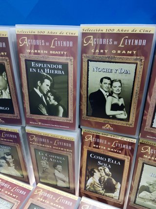 25 cintas, películas VHS. actores de leyenda