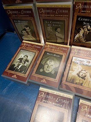 25 cintas, películas VHS. actores de leyenda