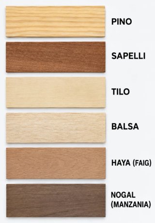 Peanas de Madera