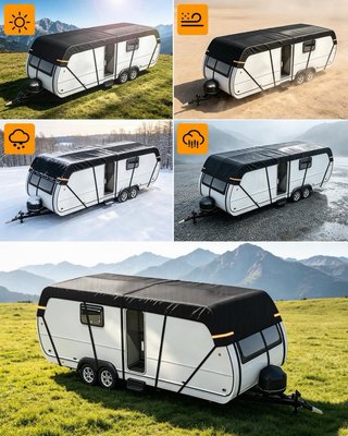 NUEVO! (70€) Funda Impermeable Caravana 5.5 x 3 m