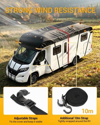 NUEVO! (70€) Funda Impermeable Caravana 5.5 x 3 m