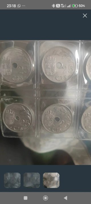 Monedas de 25 Céntimos año 1966 todas o casi ***