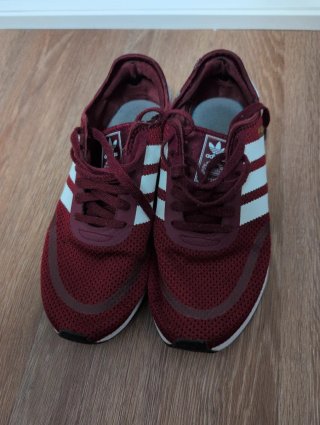 Zapatillas Adidas granate y blancas 43 1/3 US 9'5