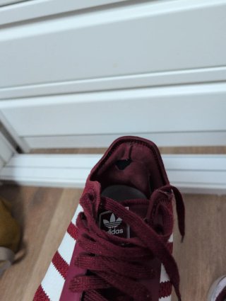 Zapatillas Adidas granate y blancas 43 1/3 US 9'5