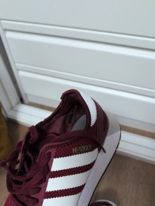 Zapatillas Adidas granate y blancas 43 1/3 US 9'5