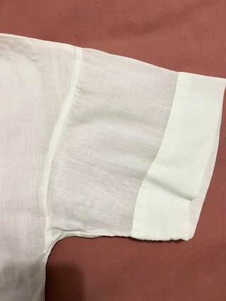Blusa Zara Blanca Manga Corta