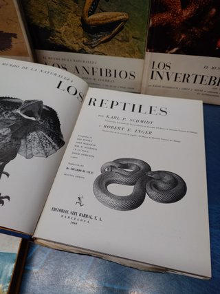 Enciclopedia. El Mundo de la naturaleza. Seix Barral. 7 tomos. Animales. 1960