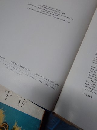 Enciclopedia. El Mundo de la naturaleza. Seix Barral. 7 tomos. Animales. 1960