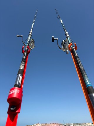 Pareja Cañas Surfcasting Kali Kunan