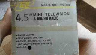 Televisor Mini Retro